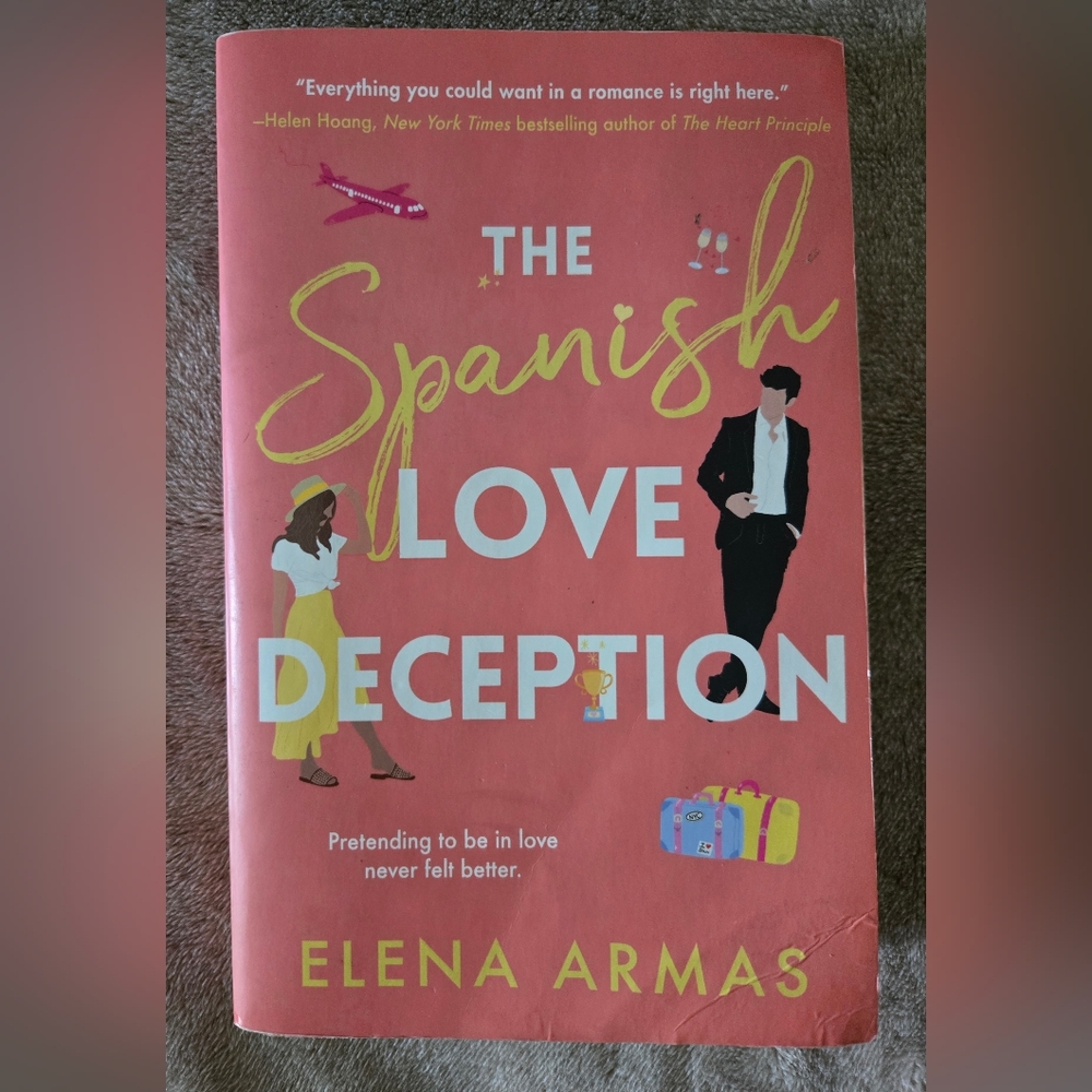 The Spanish Love Deception Book by Elena Armas - Red Cover